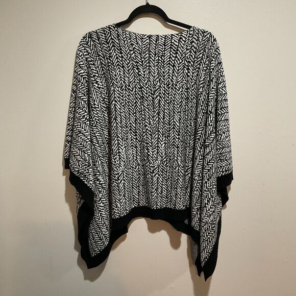 Lululemon Herringbone Divinity Poncho Shawl Sweater Tencel Cashmere Blend O/S - Picture 7 of 7